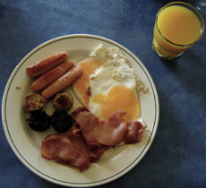 Irish breakfast.