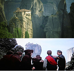 Meteora, en Grecia, sirvió de escenario en 'Sólo para tus ojos'.