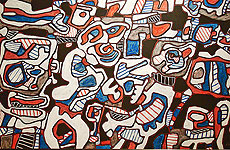 'M�canique musique', de Dubuffet.