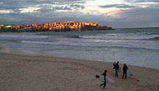 La arena dorada de Bondi Beach.