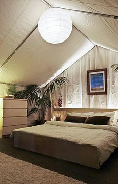 Cama king size, aire acondicionado, ba�o privado... por 5.000 d�lares.