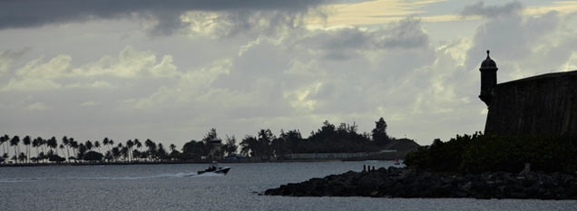 San Felipe del Morro, en la bah�a del Viejo San Juan.