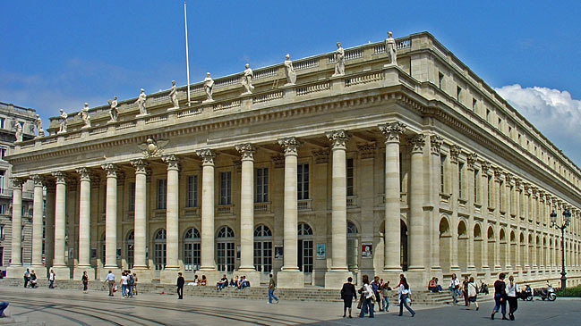 Le Grand Theatre de Burdeos.