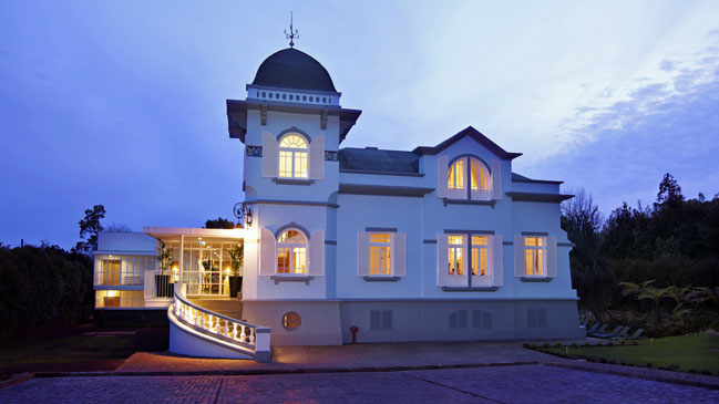 El hotel se levanta sobre una antigua hacienda construida en 1920.