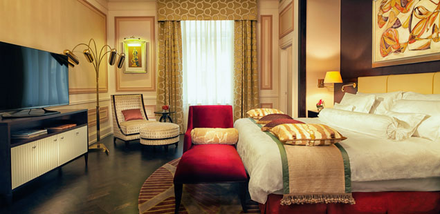 Las <em>suites</em> del Grand Hotel Europe han hospedado a todo tipo de personalidades ilustres.